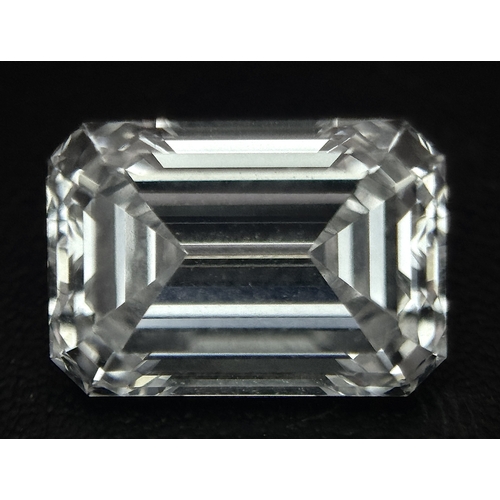 107 - AN EMERALD CUT LAB GROWN DIAMOND 2.02CT . REF: PB 9001