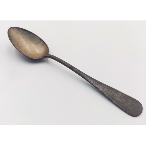 789 - WW2 German Teaspoon from the Gestapo Headquarters in Katowitz, Poland under German Occupation.