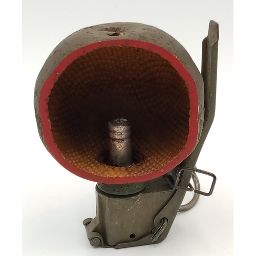 329 - INERT Cutaway Vietnam Era US M-67 “Baseball” Grenade. The theory was that most American boys could t... 