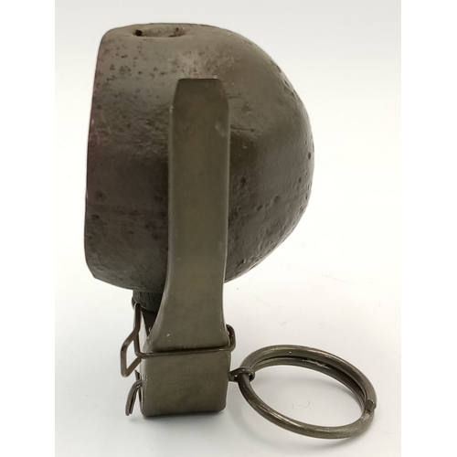 329 - INERT Cutaway Vietnam Era US M-67 “Baseball” Grenade. The theory was that most American boys could t... 