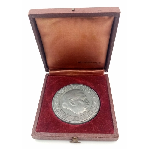 804 - Rare White Metal 3rd Reich Tannenberg Celebration Medallion, 27 August 1939. These were normally mad... 
