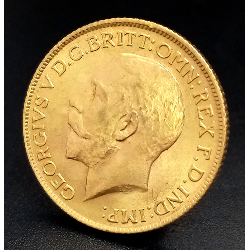 3 - A 1912 George V Full Sovereign Coin. 22k gold.