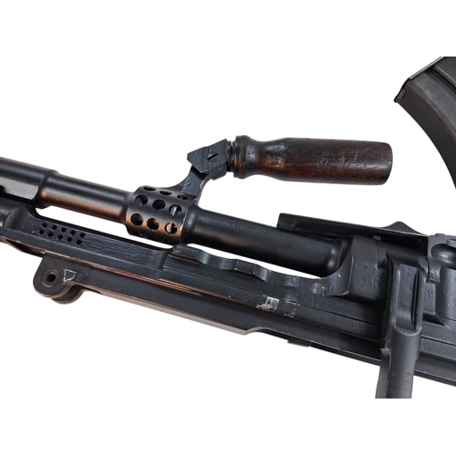 248 - A Deactivated 1955 British Bren Mk3 Light Machine Gun. This .303 calibre beast has a tripod and remo... 