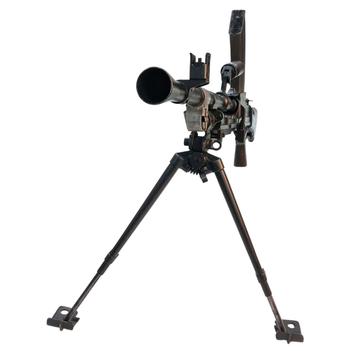 248 - A Deactivated 1955 British Bren Mk3 Light Machine Gun. This .303 calibre beast has a tripod and remo... 