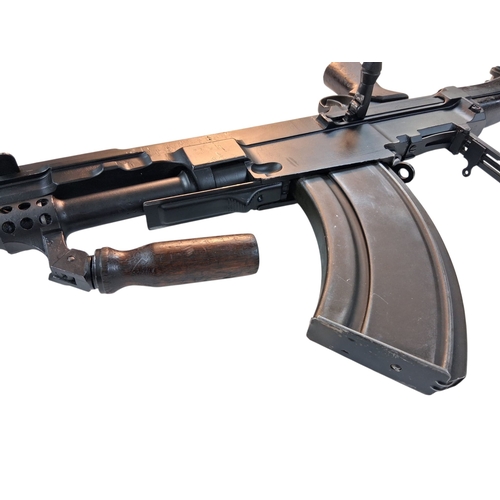 248 - A Deactivated 1955 British Bren Mk3 Light Machine Gun. This .303 calibre beast has a tripod and remo... 