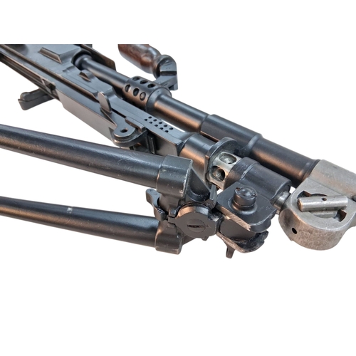 248 - A Deactivated 1955 British Bren Mk3 Light Machine Gun. This .303 calibre beast has a tripod and remo... 
