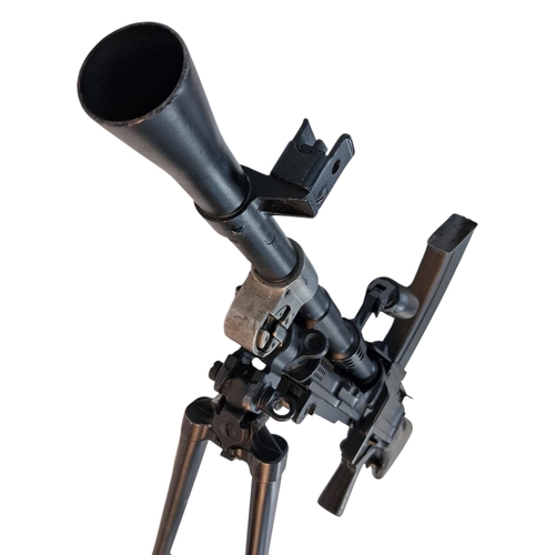 248 - A Deactivated 1955 British Bren Mk3 Light Machine Gun. This .303 calibre beast has a tripod and remo... 