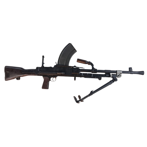 248 - A Deactivated 1955 British Bren Mk3 Light Machine Gun. This .303 calibre beast has a tripod and remo... 