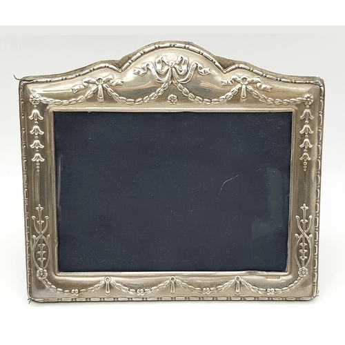 1156 - A Sterling Silver Carrs of Sheffield Picture Frame. 22 x 20cm.