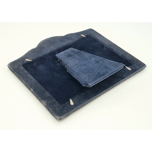 1156 - A Sterling Silver Carrs of Sheffield Picture Frame. 22 x 20cm.