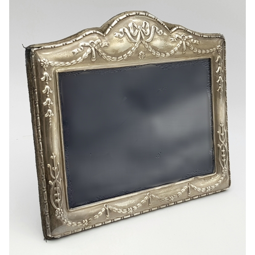 1156 - A Sterling Silver Carrs of Sheffield Picture Frame. 22 x 20cm.