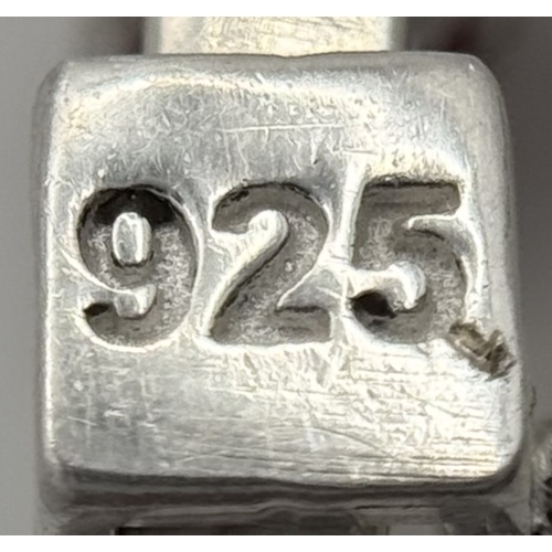 718 - A Ruby Gemstone Tennis Necklace. Set in 925 Silver. 46cm.
CD-2054.