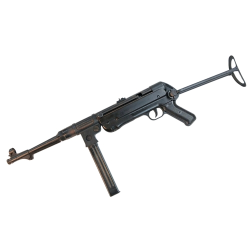 280 - A Rare, Deactivated German SDS 9mm Sub-Machine Gun. Model M38 (BD38). Good condition with bakelite s... 
