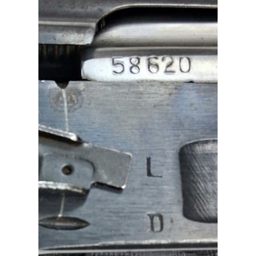 839 - A Deactivated Vintage Chinese Model 56 Assault Rifle. 7.62 x 39 calibre. Bakelite furniture. Folding... 