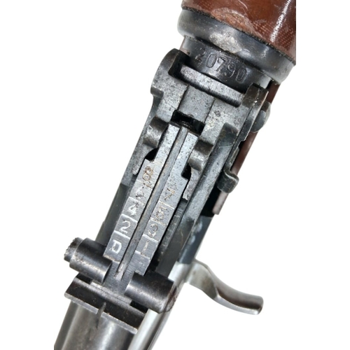 839 - A Deactivated Vintage Chinese Model 56 Assault Rifle. 7.62 x 39 calibre. Bakelite furniture. Folding... 