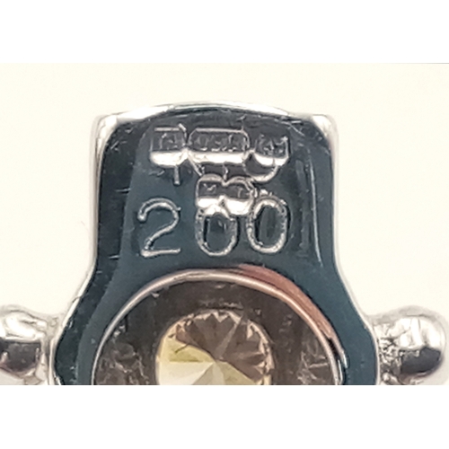 8 - An 18K WHITE GOLD DIAMOND SET TENNIS BRACELET, APPROX 2CT DIAMONDS 14.6G. Ref: SPSA 7001