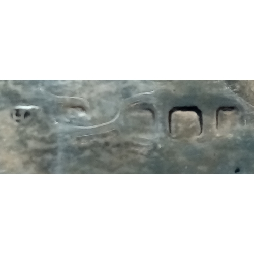 856 - 1932 Dated Hallmarked Silver Rimmed Ashtray. Dedicated to the loss of the British Aircraft Carrier S... 