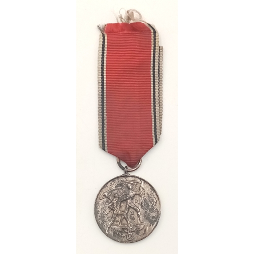 821 - 3rd Reich Anschluss Commemorative Medal. Given to German & Austrian State officials and members of t... 