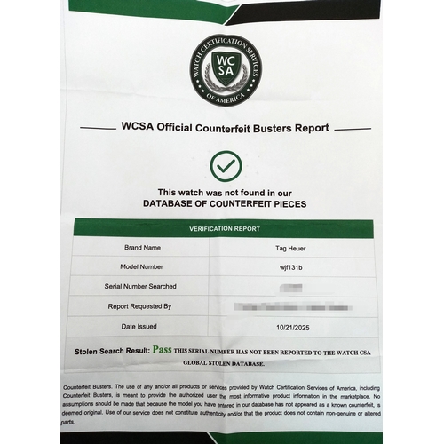 34 - A Tag Heuer Link Mother of Pearl Ladies Quartz Watch. Model - WJFT31B. Stainless steel bracelet and ... 