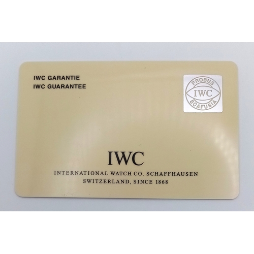 39 - An IWC Aquatimer Automatic Watch. Model IW356801. Stainless steel bracelet and case - 46mm. Black di... 