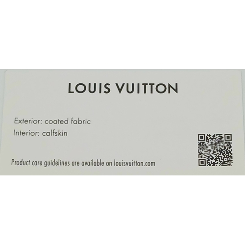 237 - A Louis Vuitton Black Leather LV Initials Belt. Some tiny stains to the leather but in very good con... 