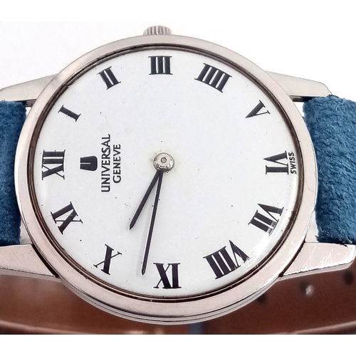 242 - A Stylish and Desirable Vintage Mechanical Watch by Universal Geneve. 31mm Case.
