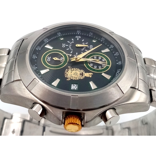 396 - A Rare and Collectible, Limited Edition Royal Navy Royal Marines Commando Watch-45mm Case width incl... 