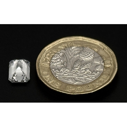 1239 - A 2.02CT EMERALD CUT LAB GROWN DIAMOND  . REF: PB 9001