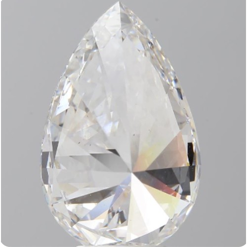 934 - A 5.00ct Pear Shape Cut Lab-Grown Diamond. Colour D, clarity VS2. IGI certified. Ceet no: LG72857385... 