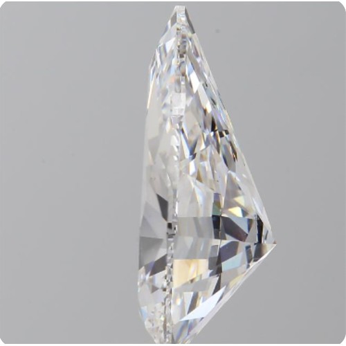 934 - A 5.00ct Pear Shape Cut Lab-Grown Diamond. Colour D, clarity VS2. IGI certified. Ceet no: LG72857385... 