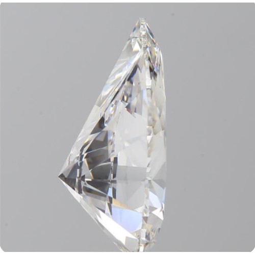 1457 - A 4.05ct Pear Shape Cut Lab-Grown Diamond. Colour D, clarity VS2. IGI certified. Cert no:  LG7375056... 