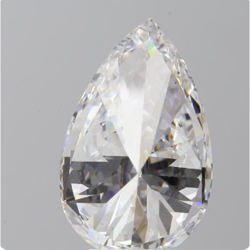 1457 - A 4.05ct Pear Shape Cut Lab-Grown Diamond. Colour D, clarity VS2. IGI certified. Cert no:  LG7375056... 