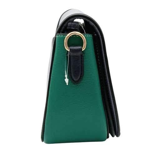 907 - A Couch Multi-Colour Leather Shoulder Bag. Removable, adjustable shoulder strap. Open exterior compa... 