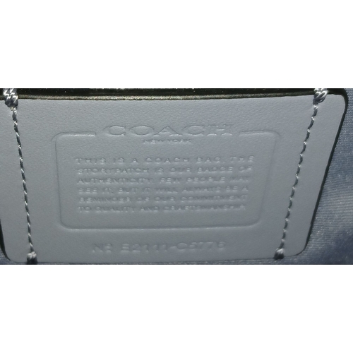 907 - A Couch Multi-Colour Leather Shoulder Bag. Removable, adjustable shoulder strap. Open exterior compa... 