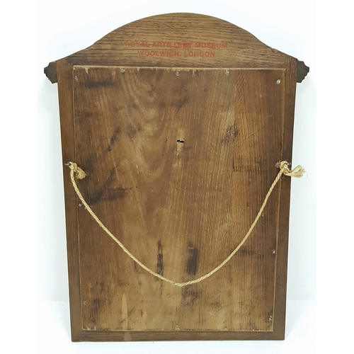 56 - Framed Relics From The Battle of Waterloo 1815. Once displayed at the Royal Artillery Museum (Woolwi... 