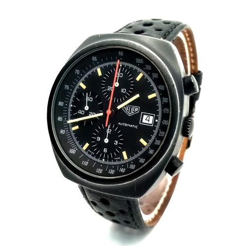 1881 - A TAG HEUER PASADENA AUTOMATIC CHRONOGRAPH DIVERS WATCH - WITH 3 SUBDIALS AND LUMINOUS HANDS. MODEL ... 