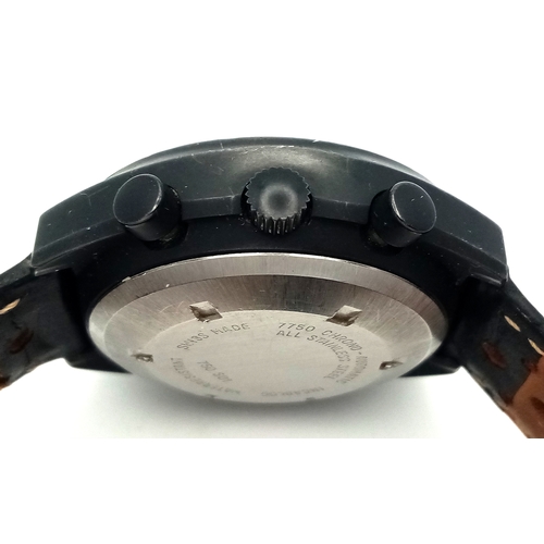 1881 - A TAG HEUER PASADENA AUTOMATIC CHRONOGRAPH DIVERS WATCH - WITH 3 SUBDIALS AND LUMINOUS HANDS. MODEL ... 