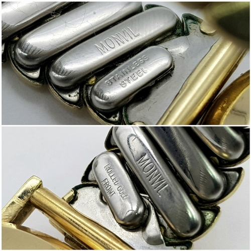 1819 - A Classic Tissot Automatic Seastar Seven Watch. Circa 1960s. Expandable bracelet. 9K gold case - 33m... 