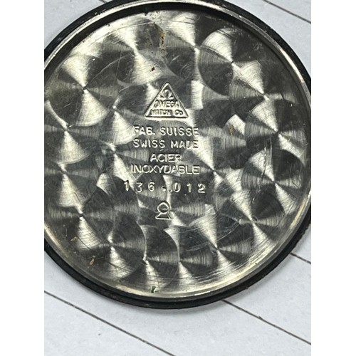 1871 - A Vintage (1950s) Omega Automatic Seamaster Gents Watch. Gilded bracelet and case - 35mm. 17 jewels.... 