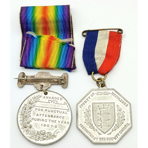 1924 - 2X military medals. Please see photos for details.