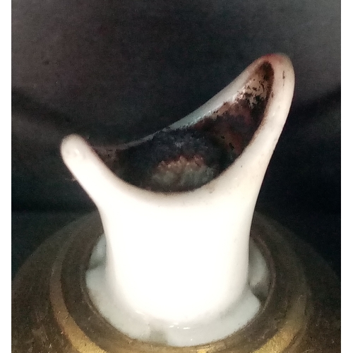 1093 - A WW2 Period (1940’s) Metal Railway Lamp. 25cm Tall. 11cm Wide. A true vintage piece, ideal for WW2 ... 