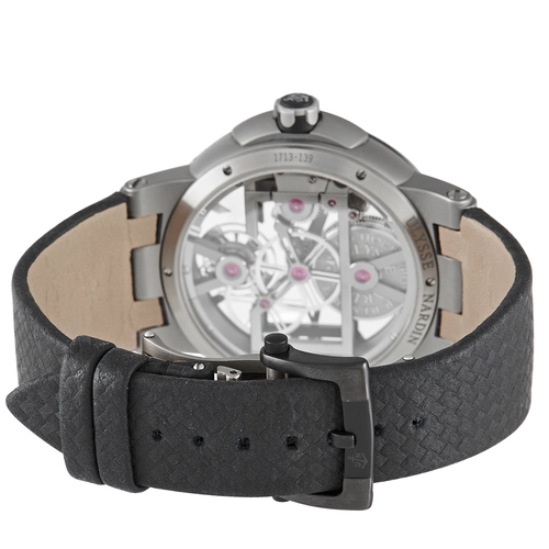 141 - Ulysse Nardin Executive Skeleton Tourbillon Watch. Ulysse Nardin added the Executive Skeleton Tourbi... 
