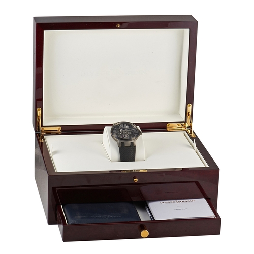 141 - Ulysse Nardin Executive Skeleton Tourbillon Watch. Ulysse Nardin added the Executive Skeleton Tourbi... 