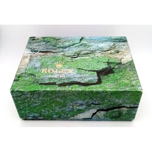 310 - A VERY SPECIAL ROLEX OYSTER PERPETUAL WITH DIAMOND BEZEL AND GEMSTONE NUMERALS, CUSTOM MADE AND COMI... 