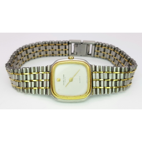 1061 - A FAVRE - LEUBA, VINTAGE, 2 TONE, BRACELET WATCH. IN FULL WORKING ORDER. NEW BATTERY FITTED RECENTLY... 