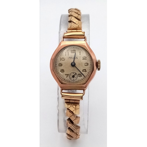 48 - A 1940'S 9K GOLD 