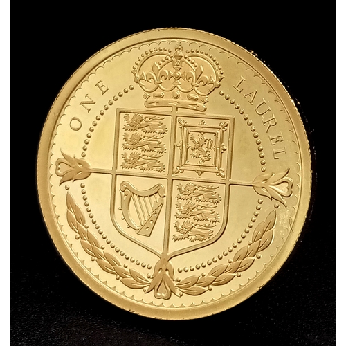 18 - 2025 KING CHARLES III TRISTAN DE CUNHA SHIELD BACK PROOF FULL SOVEREIGN COIN. 9725