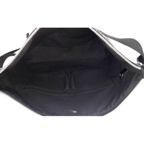 1 - A Louis Vuitton Damier Graphite Messenger Bag. Checked exterior with two large zipped compartment. A... 