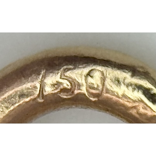 57 - AN 18K ROSE GOLD CLOVER BRACELET, WITH 18K WHITE GOLD CLOVER PARTS. TOTAL WEIGHT 5.4G. SC 1044