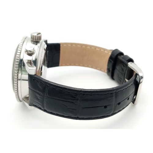 54 - A Tecum Chronograph Automatic Divers Watch. Comsubin for the Italian military elite divers unit. Bla... 